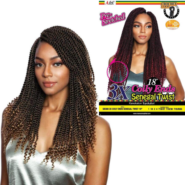 Photo of Mane Concept Senegal Twist Triple Pack 18" @ Roots Beauty Supply
