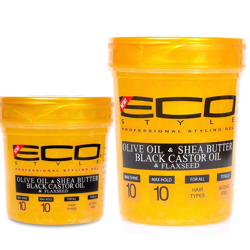 Eco Styler Professional Styling Gel Olive Oil & Shea Butter & Black Castor  Oil & Flaxseed – Roots Hair & Beauty