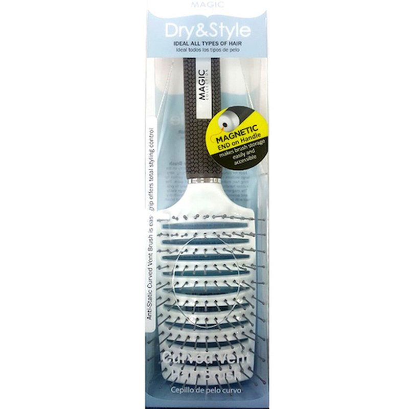 Magic Dry and Style Boar Bristle Curved Vent Hair Brush – Roots Hair &  Beauty