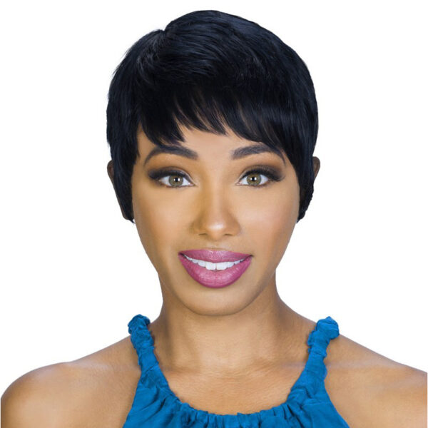 picture of short synthetic wig pixie cut at roots beauty supply