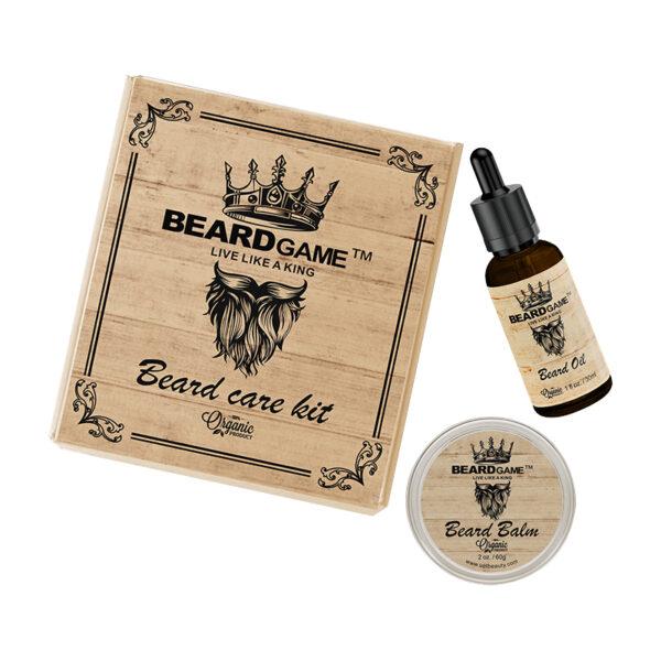 picture of beard kit beard oil beard balm wooden box at roots beauty supply