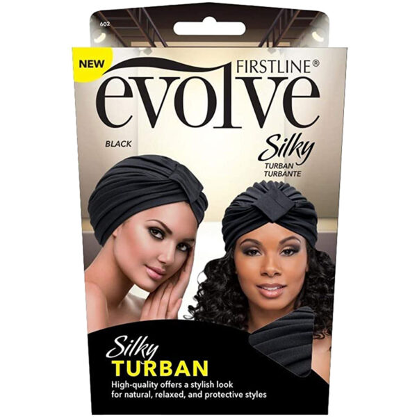 picture of Stylish and comfortable silk material Perfect for all hair styles and lengths Helps hair to retain moisture and battle frizz Made from a stretchy rayon for gentle wear Perfect for both short and long hair at roots beauty supply