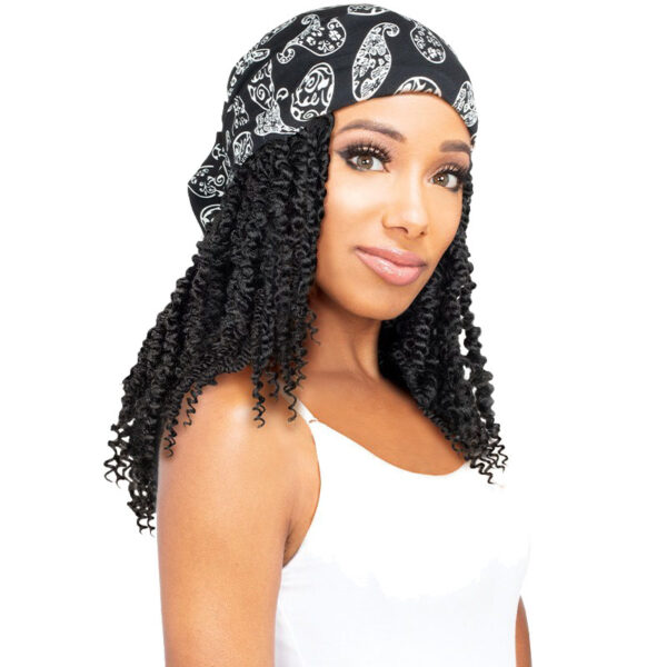picture of 1-Minute Easy Wig Install Scarf with Wig Attached Variety of Scarf Patterns passion twist wig at roots beauty supply