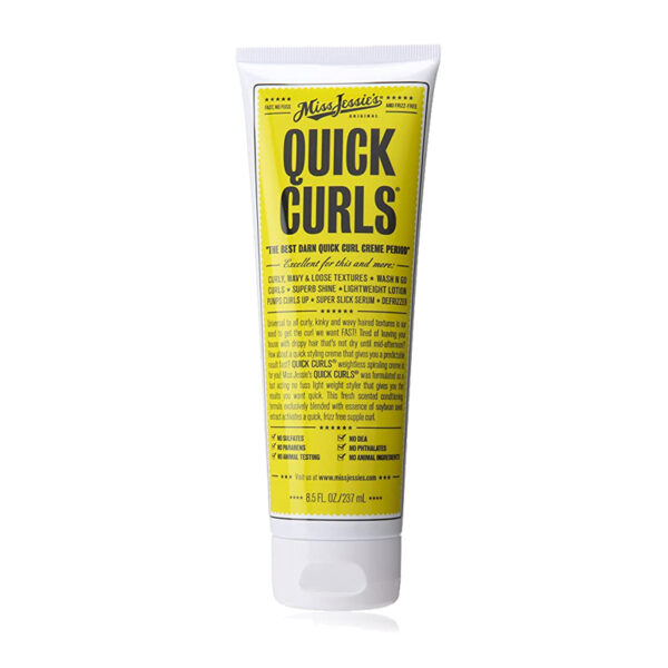 picture of Quick Curls weightless spiraling crème was formulated as a fast-acting no fuss lightweight styler that gives you the results you want fast. This lightweight curl cream contains a freshly scented conditioning formula exclusively blended with the essence of ginger flower and lime fruit activates a quick, lightweight, frizz-free smooth curl.at roots hair and beauty